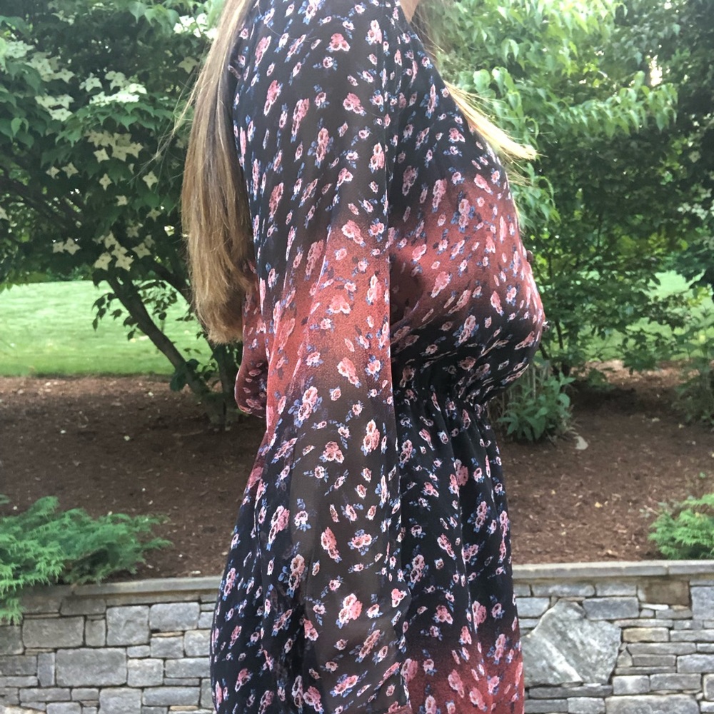 floral long sleeved romper!